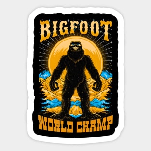 Bigfoot Hunter Sticker